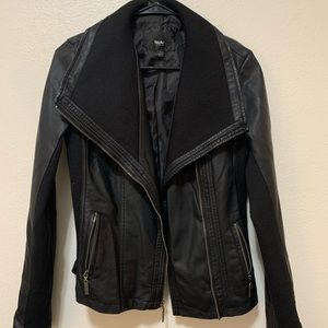 Faux leather jacket
